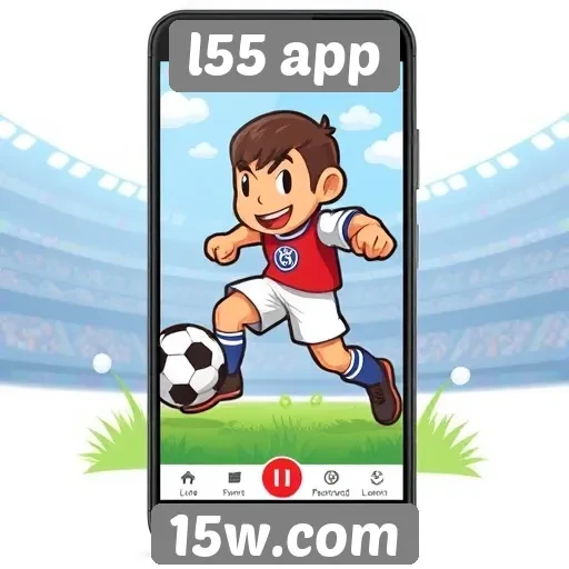 Recursos de jogabilidade disponíveis no l55 app