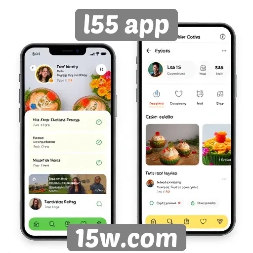 navigation e design do site l55 app são otimizados